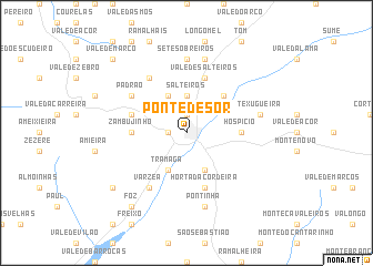 map of Ponte de Sor