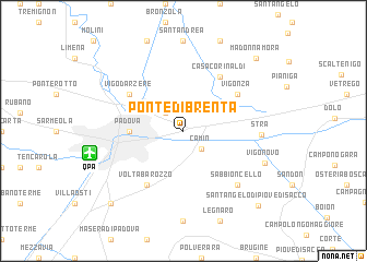 map of Ponte di Brenta