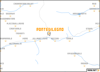 map of Ponte di Legno