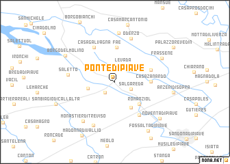 map of Ponte di Piave