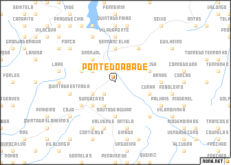 map of Ponte do Abade