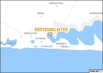 map of Ponte dos Leites