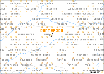 map of Ponte Fora