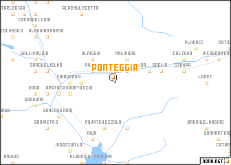 map of Ponteggia