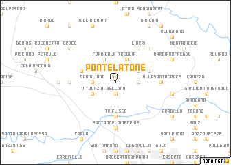 map of Pontelatone