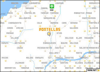map of Pontellas