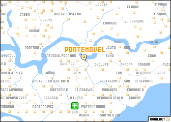 map of Ponte Móvel