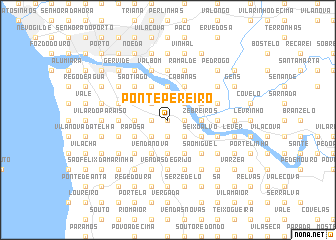 map of Ponte Pereiro