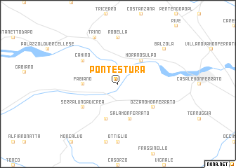 map of Pontestura