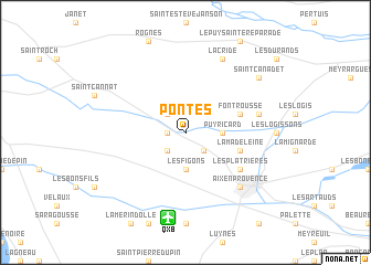 map of Pontes