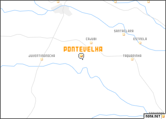 map of Ponte Velha