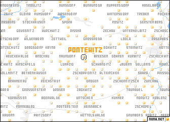 map of Pontewitz