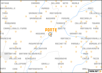 map of Ponte