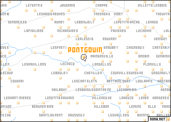 map of Pontgouin