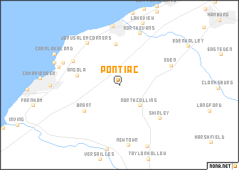 map of Pontiac