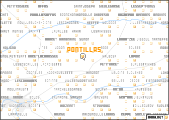 map of Pontillas