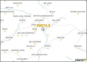map of Pontils