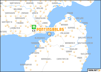 map of Pontingbalas