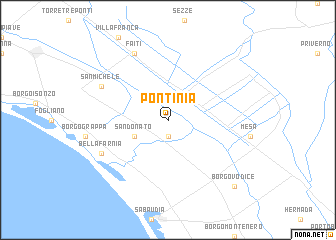 map of Pontinia