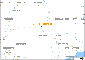 map of Pontinvrea