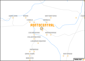 map of Ponto Central