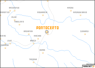 map of Ponto Certo