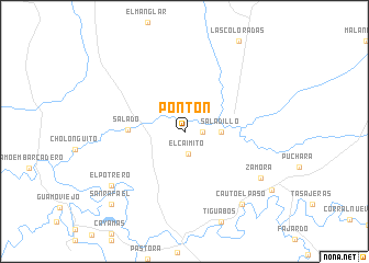 map of Pontón