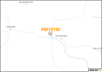 map of Pontotoc