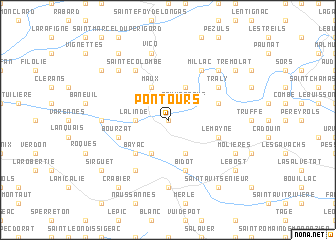 map of Pontours