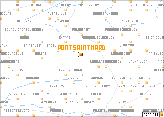 map of Pont-Saint-Mard