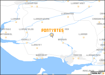 map of Pont Yates