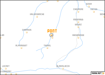 map of Pont