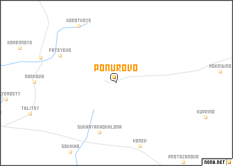 map of Ponurovo