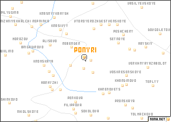 map of Ponyri