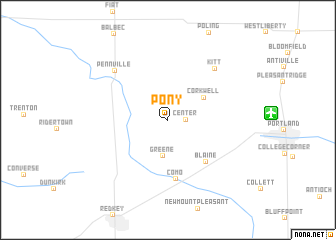 map of Pony