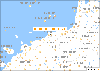 map of Pooc Occidental