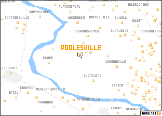 map of Poolesville