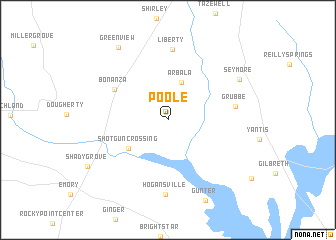 map of Poole