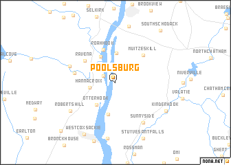 map of Poolsburg