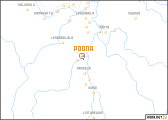 map of Poona