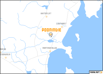 map of Poonindie