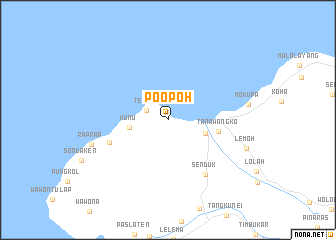 map of Poopoh