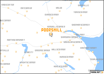 map of Poors Mill