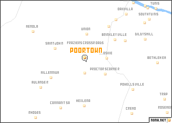 map of Poor Town