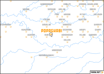 map of Popagwabi