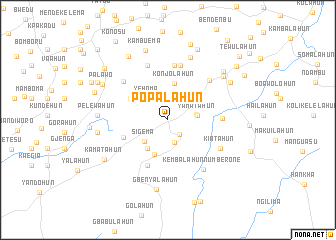 map of Popalahun