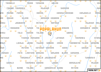 map of Popalahun