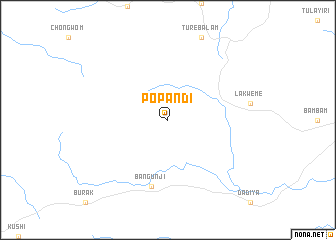 map of Popandi