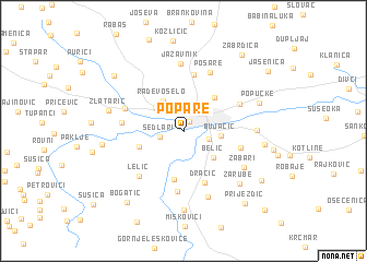 map of Popare