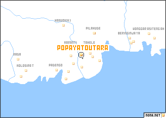 map of Popayato Utara
